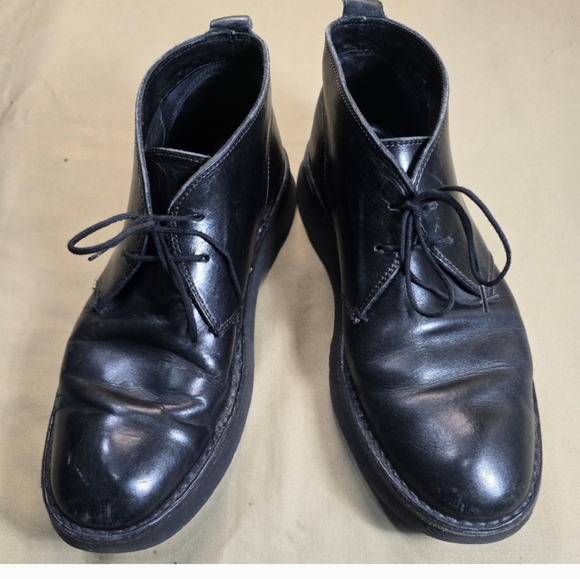 Coach Soltech Men Black Ankle Boots Size 11 - Picture 5 of 11